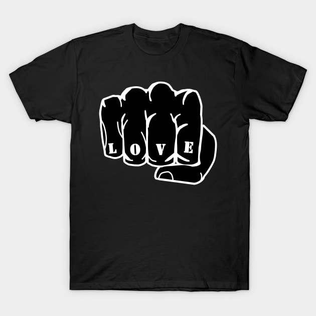 Love Fist T-Shirt by Mamon